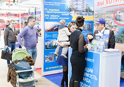 Moscow's Premier International Real Estate Show MPIRES 2018 / Frühling. Fotografie 2