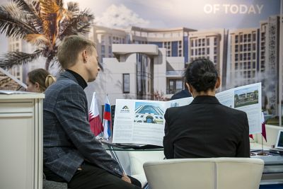 Moscow's Premier International Real Estate Show MPIRES 2023 / sonbahar mevsimi. Fotoğraflar 47