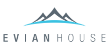 EVIAN HOUSE logo