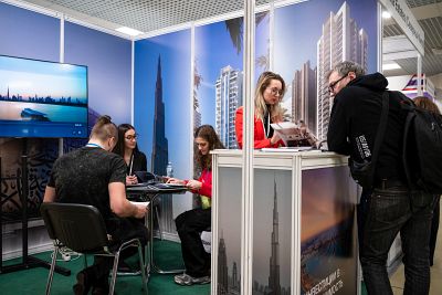 Moscow's Premier International Real Estate Show MPIRES 2023 / sonbahar mevsimi. Fotoğraflar 16