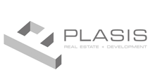 PLASIS REAL ESTATE + DEVELOPMENT  logo